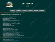 Tablet Screenshot of mp3proclub.org