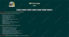 Desktop Screenshot of mp3proclub.net